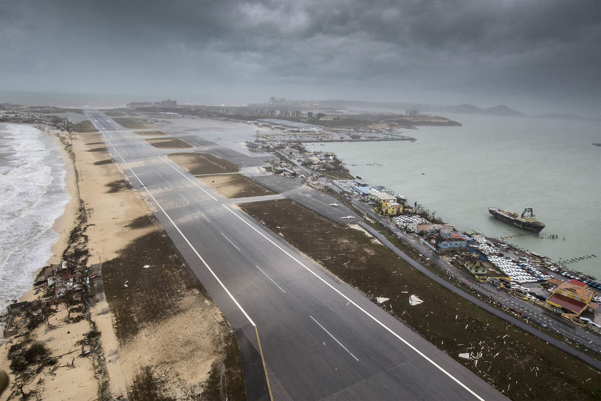 Princess Juliana International Airport in Saint Martin