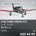 FS2020-Marketplace-Aircraft-Piper PA-28R-201T Turbo Arrow III-IV-Just Flight