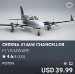 FS2020 ~ Marketplace ~ Aircraft ~ Cessna 414AW Chancellor ~ FlySimWare