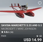 FS2020 ~ Marketplace ~ Aircraft ~ Savoia-Marchetti S.55 & S.55X ~ Microsoft & Mike Johnson