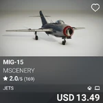 FS2020-Marketplace-Aircraft-Mikoyan-Gurevich MiG-15-MSCenery