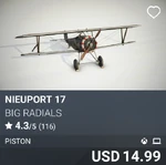 FS2020-Marketplace-Aircraft-Nieuport 17-Big Radials