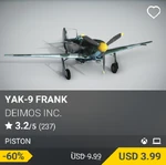 FS2020 ~ Marketplace ~ Aircraft ~ Yakovlev Yak-9 ~ Deimos