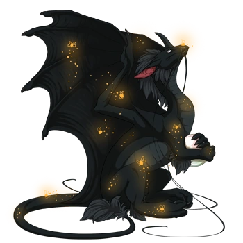 Marigold Firefly on a female Pearlcatcher