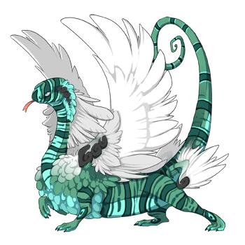 Jade Lionfish on a female Coatl