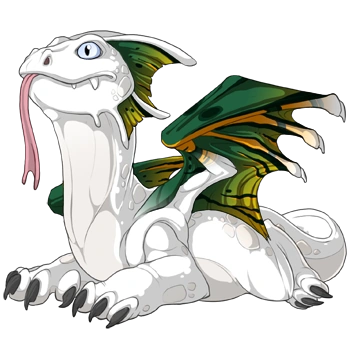 Emerald Noxtide on a hatchling Bogsneak