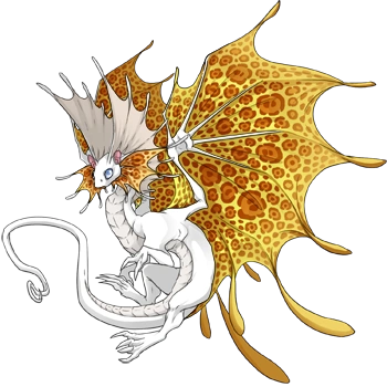 Grapefruit Rosette on a male Fae