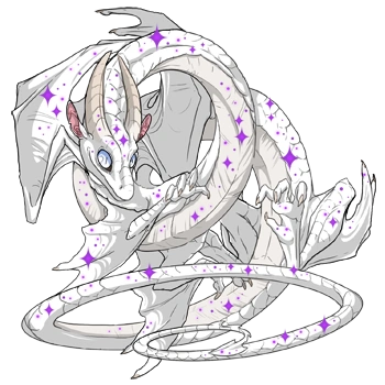 Amethyst Sparkle on a male Spiral