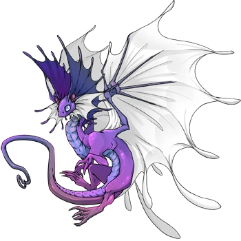 Purple Iridescent on a male Fae