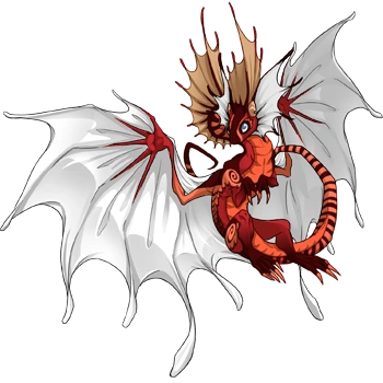 Red Cherub on a female Fae