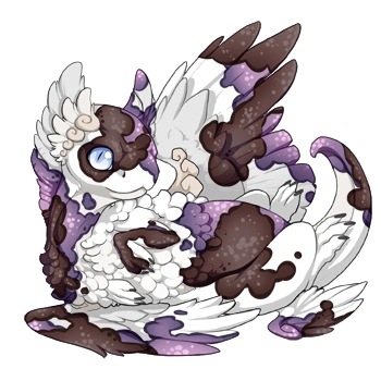 Clay Koi on a hatchling Coatl