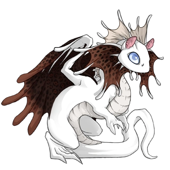 Umber Rosette on a hatchling Fae