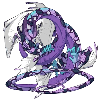 Lavender Mosaic on a male Spiral