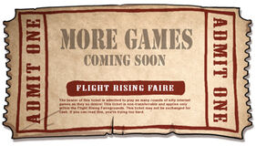 Coming soon ticket