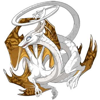 Gold Peregrine on a female Spiral