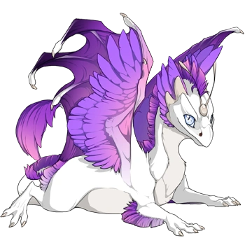 Amethyst Blend on a hatchling Skydancer