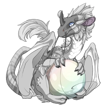 Moon Clown on a hatchling Pearlcatcher