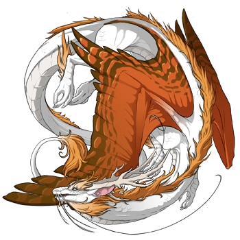 Orange Peregrine on a female Imperial