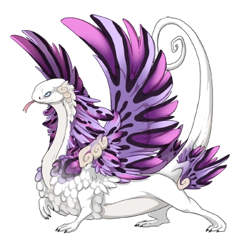 Heather Saddle on a female Coatl