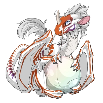 Orange Ghost on a hatchling Pearlcatcher