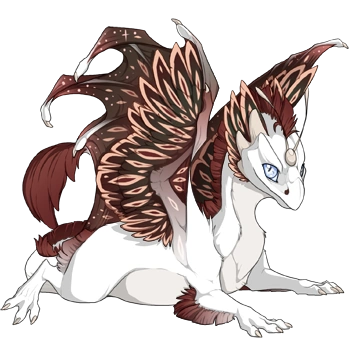 Brick Flair on a hatchling Skydancer