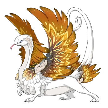 Amber Flair on a female Coatl