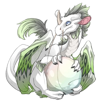Moon Flair on a hatchling Pearlcatcher