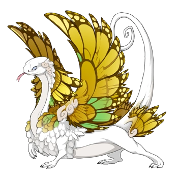 Honey Butterfly on a female Coatl