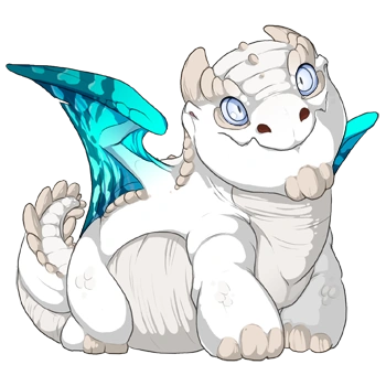 Cyan Peregrine on a hatchling Snapper