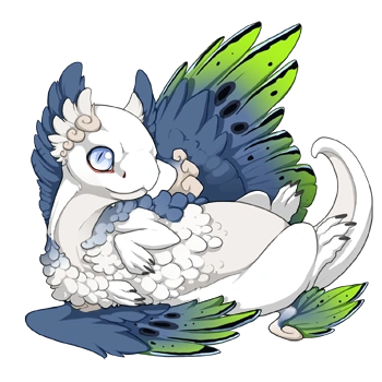 Stonewash Noxtide on a hatchling Coatl