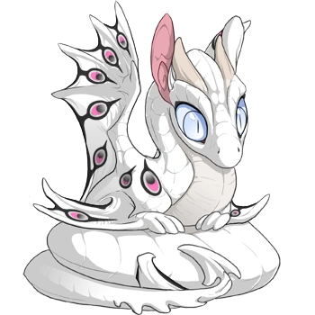 Moon Peacock on a hatchling Spiral