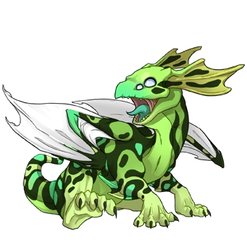 Pear Swirl on a hatchling Mirror