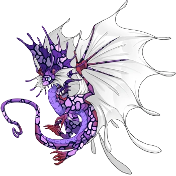 Purple Mosaic on a male Fae