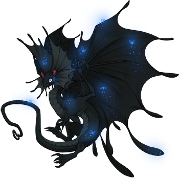 Lapis Firefly on a male Fae