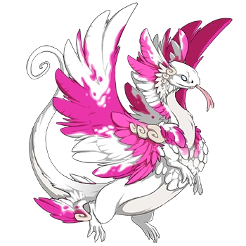 Paint on a male Coatl