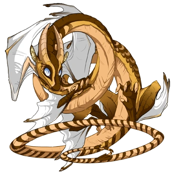 Gold Cherub on a male Spiral