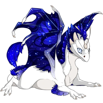 Sapphire Constellation on a hatchling Skydancer