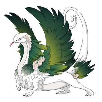 Peacock Blend on a female Coatl