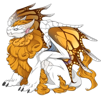 Marigold Butterfly on a female Obelisk