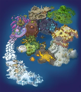 The World Map of Flight Rising.