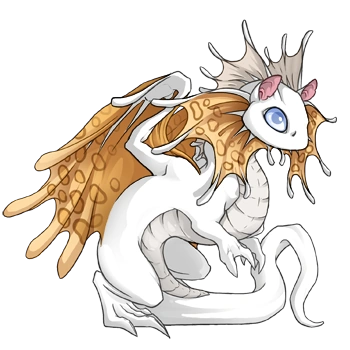 Buttercup Clouded on a hatchling Fae