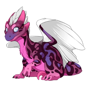Mauve Swirl on a hatchling Wildclaw