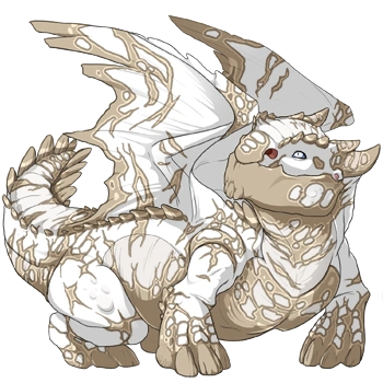 Beige Crackle on a female Snapper