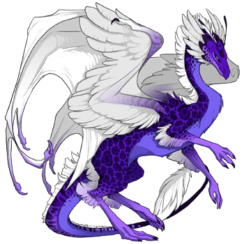 Grape Jaguar on a female Skydancer