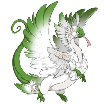 Green Points on a male Coatl