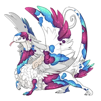 Mauve Koi on a female Coatl