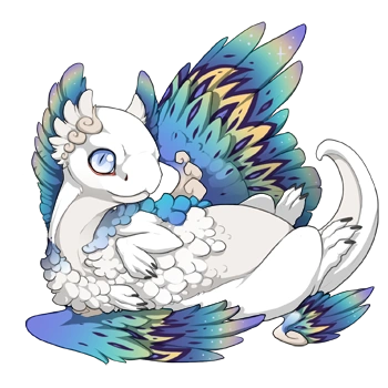 Iris Flair on a hatchling Coatl