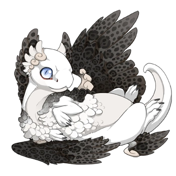 Coal Rosette on a hatchling Coatl