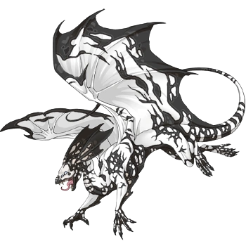 Black Crackle on a female Mirror