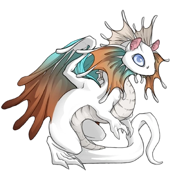 Caramel Blend on a hatchling Fae